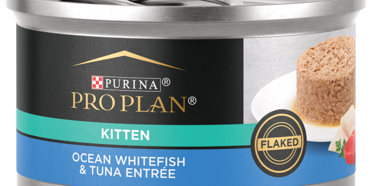 Purina Pro Plan Focus Kitten Ocean Whitefish and Tuna Entree Flaked Canned Cat Food