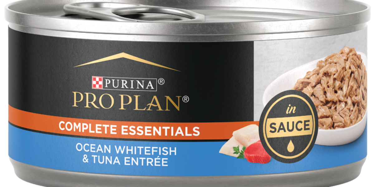 Purina Pro Plan Ocean Whitefish & Tuna Entree in Sauce Canned Cat Food