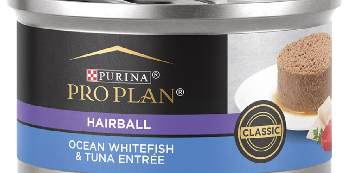Pro Plan Hairball Ocean Whitefish & Tuna Entrée Classic Wet Cat Food